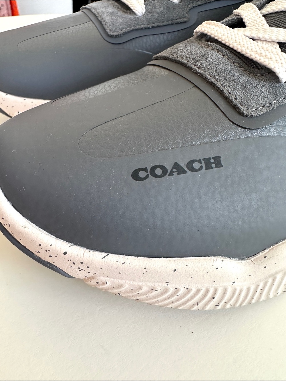 COACH MENS CITYSOLE RUNNER INDUSTRIAL GREY TRAINERS ATHLETIC SNEAKERS NEW! Sz12D - Picture 8 of 15